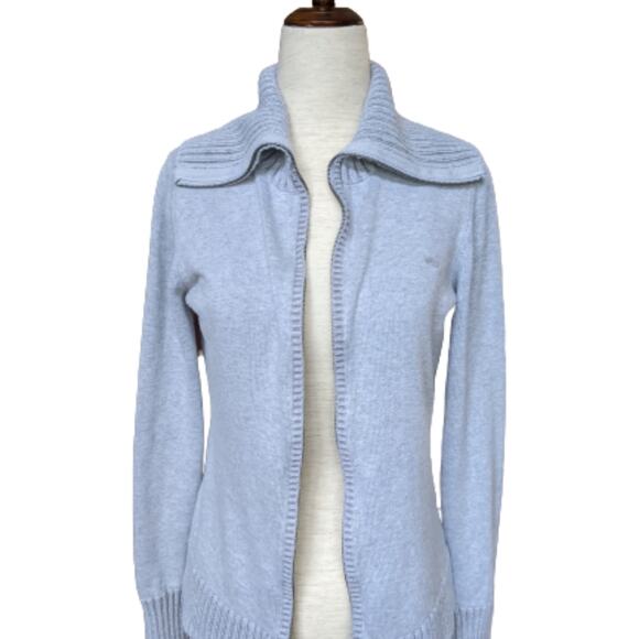 Esprit Full-Zip Shawl Collar Mid Weight Sweater Cardigan Sz Medium - Picture 6 of 7